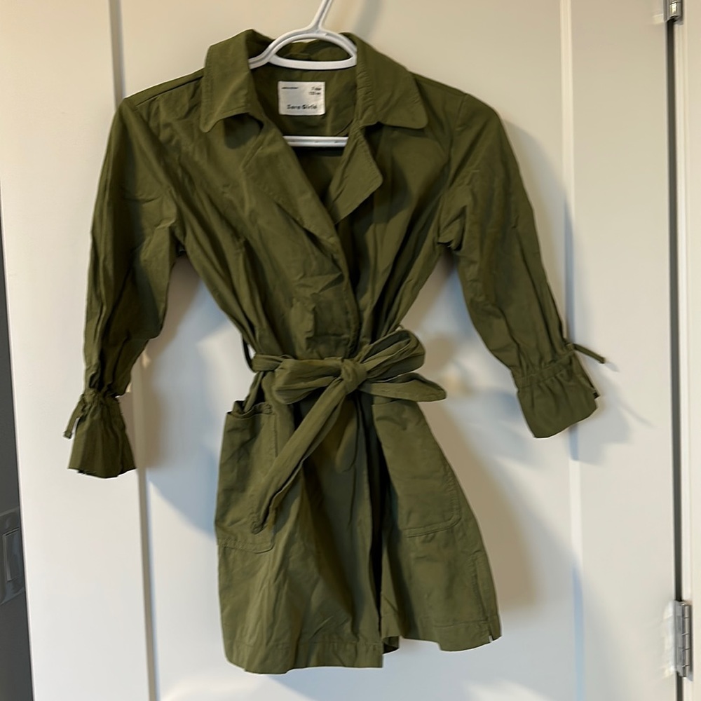 Zara girls size 7 trench coat